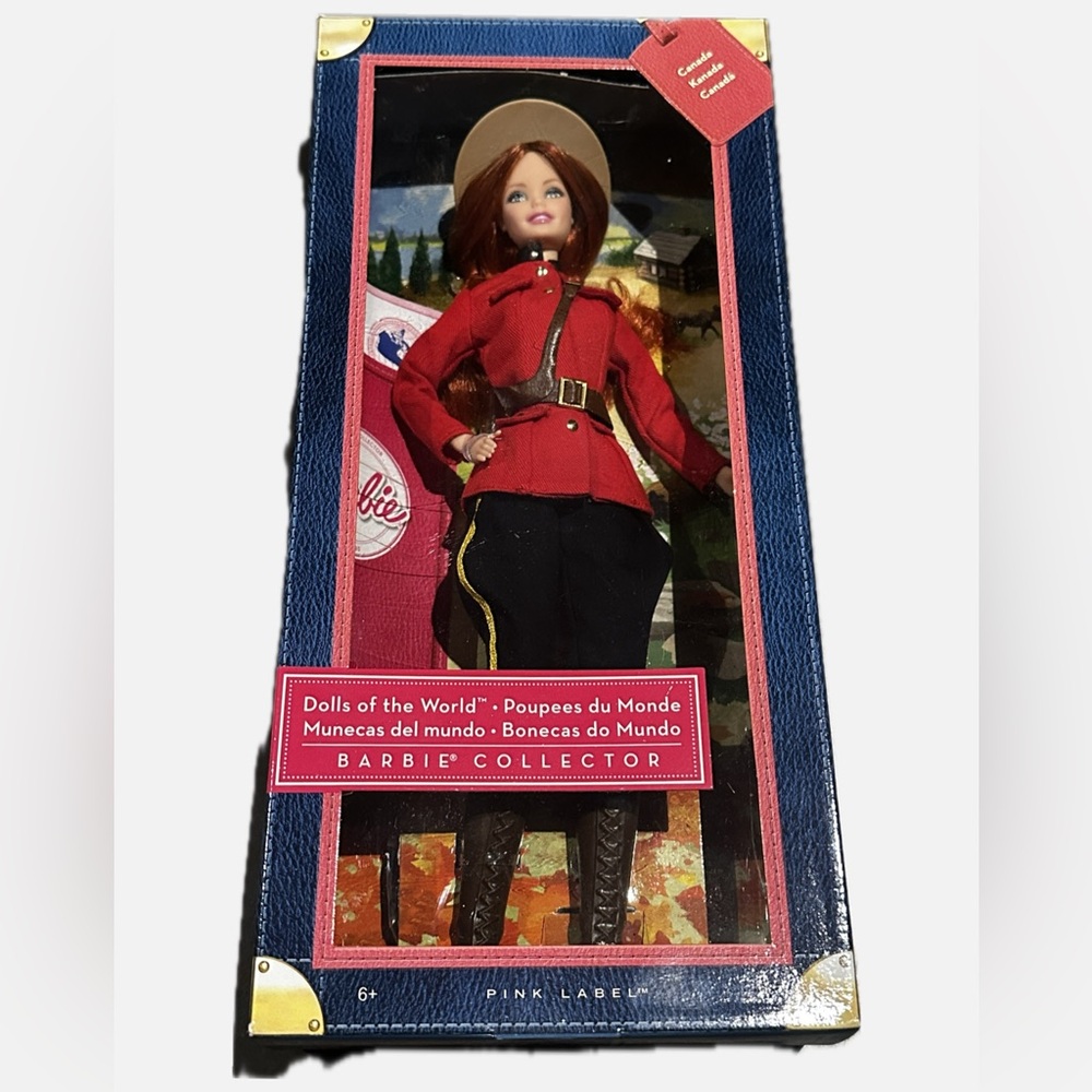 New in box Barbie Collector Dolls of the World Canada Mountie Doll 2012 Mattel